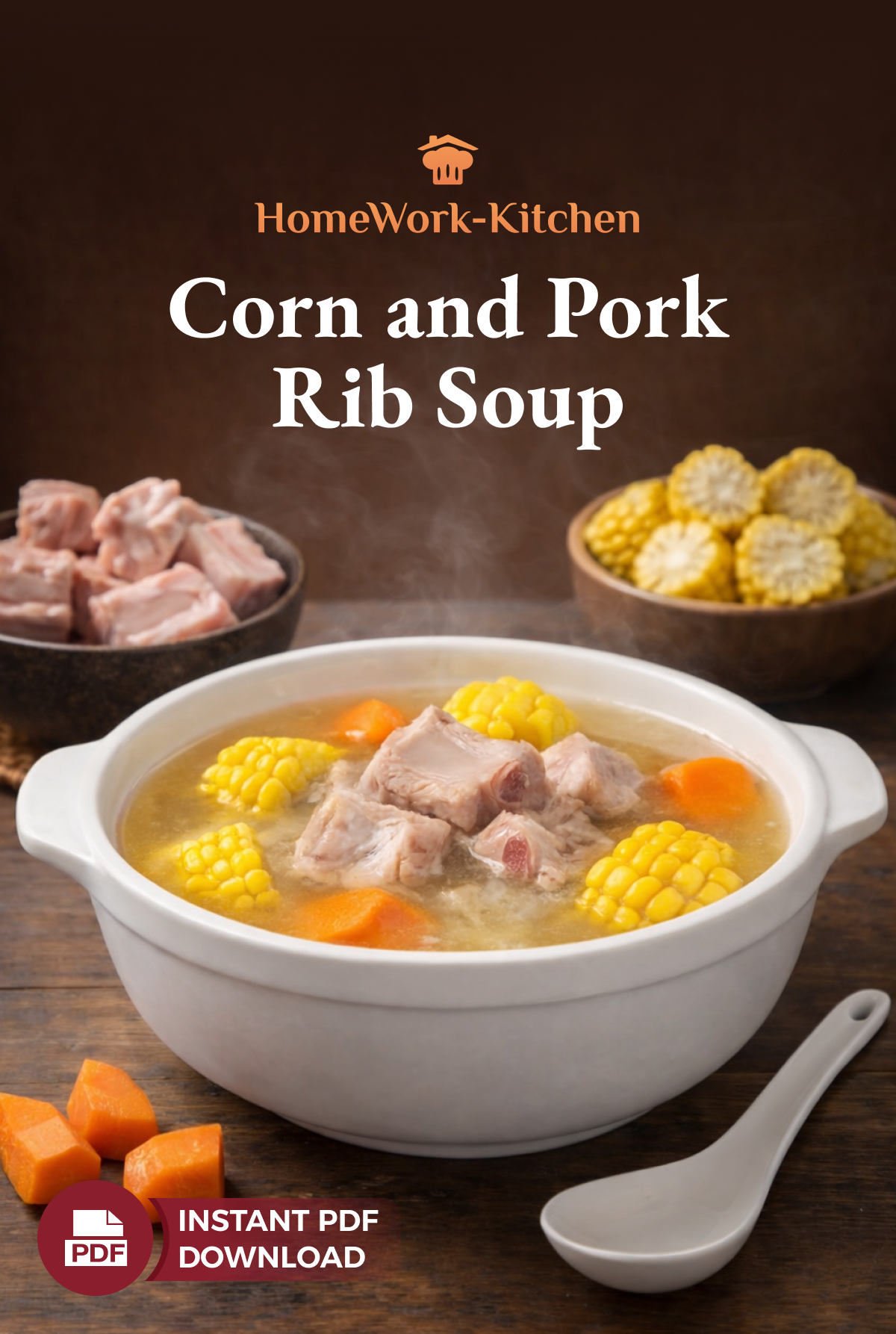 🌽 Beginner-Friendly Corn and Pork Rib Soup