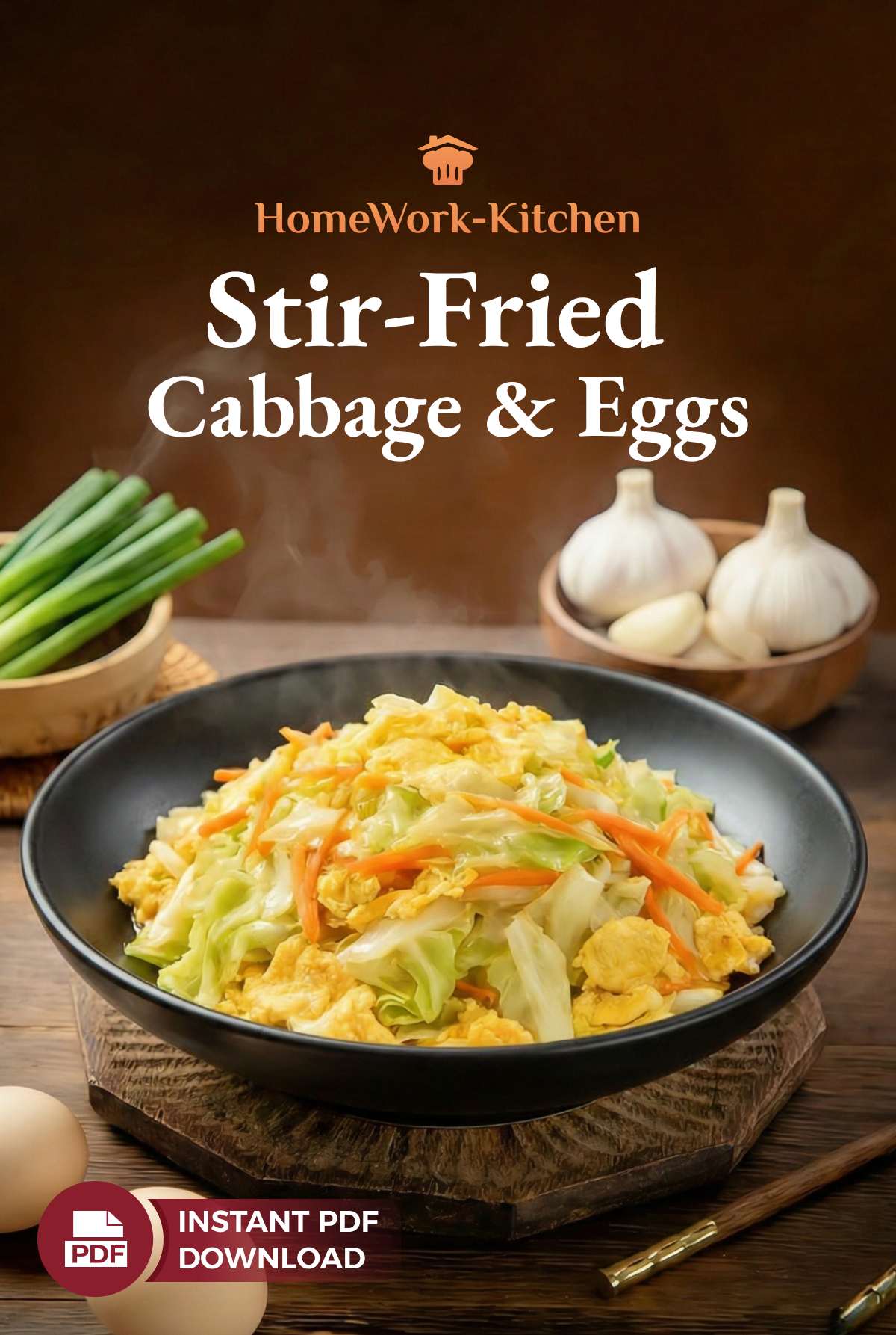 🥗 Beginner-Friendly Stir-Fried Cabbage & Eggs