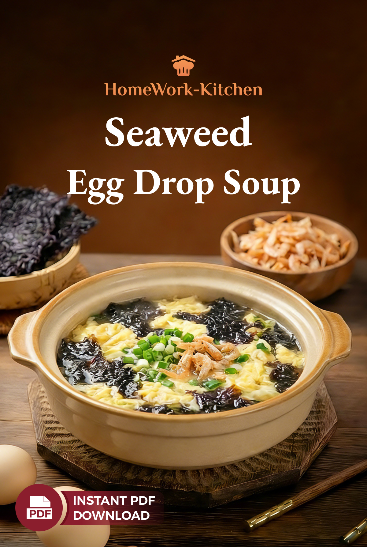 🥣 Beginner-Friendly Seaweed Egg Drop Soup
