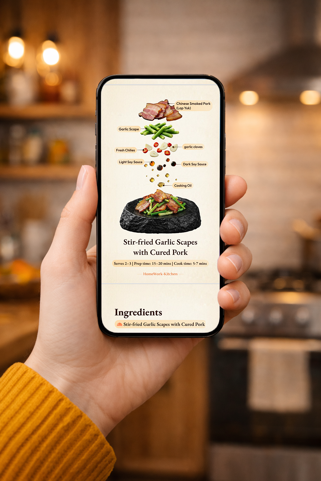 🥓 Beginner-Friendly Sautéed Smoked Pork with Garlic Leeks